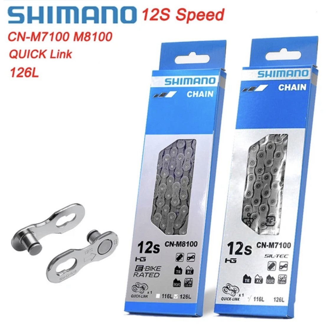 Shimano DEROE 12 speed bike chain